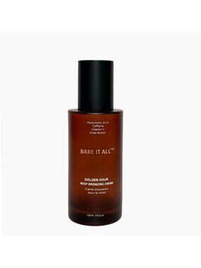 Golden Hour Bronzing Cream - Age-Defying Body Bronzer for Natural Glow, Vegan
